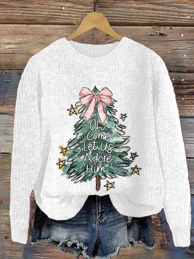 Women's Christmas Knitted Sweater