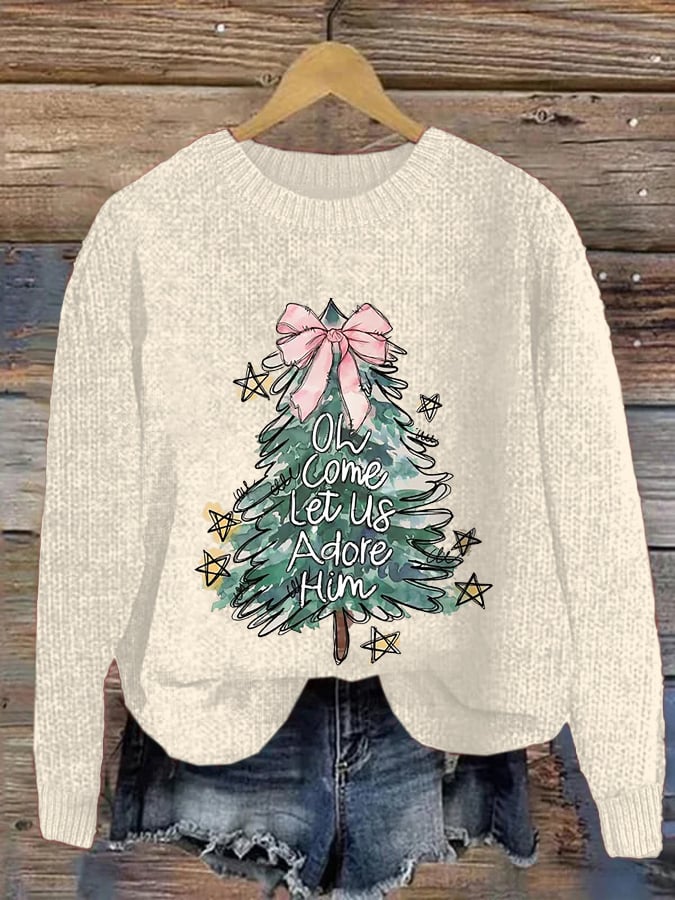 Women's Christmas Knitted Sweater