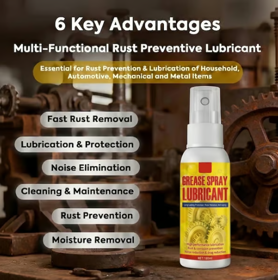 Anti-Rust Lubricant Spray & Rust Remover