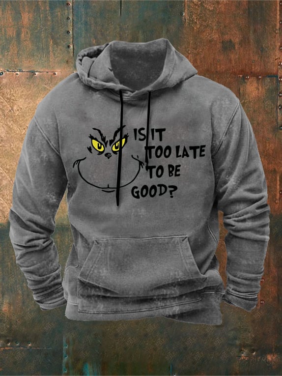 Men's Christmas Print Hoodie