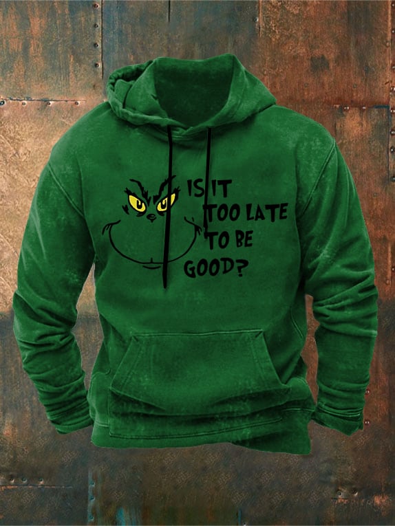 Men's Christmas Print Hoodie