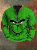 Men's Vintage Christmas Print Sweatshirt
