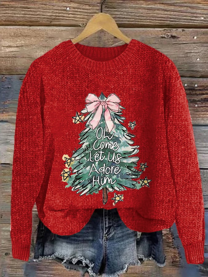 Women's Christmas Knitted Sweater