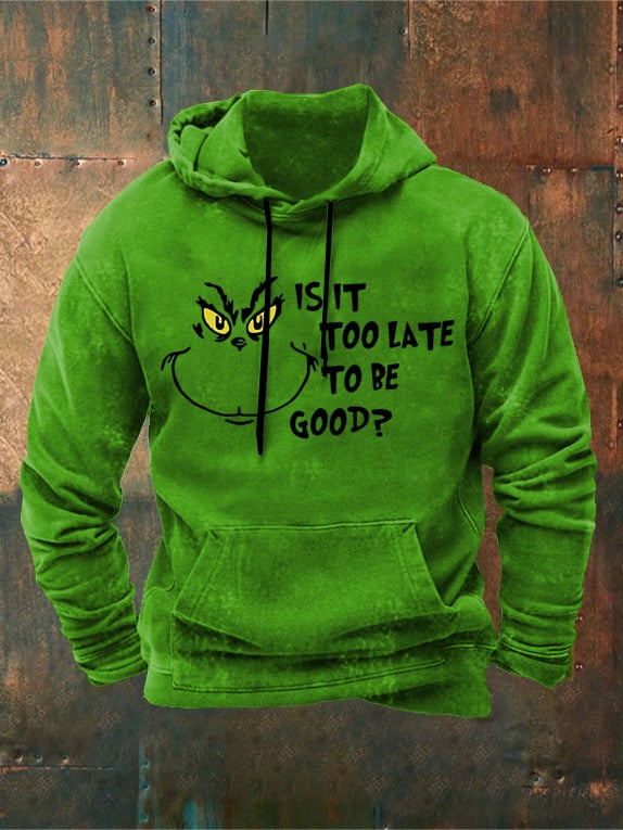 Men's Christmas Print Hoodie