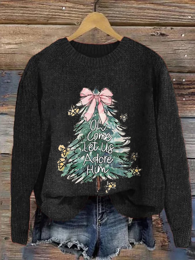 Women's Christmas Knitted Sweater