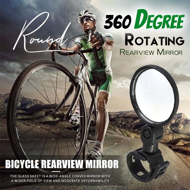 360 Degree Rotating Rearview Mirror🚴‍♂️🔎